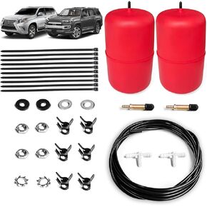 مجموعة تعليق أكياس الهواء الزنبركية VIGOR 1000 لسيارة Toyota 4Runner 4WD و2010-2019 GX460 بيك اب 2010-2023، مجموعة زنبرك الهواء الخلفي OE استبدال # 60804 in Kuwait
