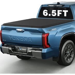 Soft Quad-Fold Truck Bed Tonneau Cover Fits 2022-2026 Tundra 6.5ft Bed (78.7") w/Track System | PRX4 | in Saudi Arabia