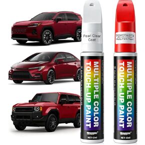 Silver Sky Metallic(1D6) Touch Up Paint Compatible with TOYOTA,2-In-1 Car Scratch Remover Pen,Car Paint Scratch Repair Kit for Scratches,Chips & Nicks,2-PCS SET in Kuwait