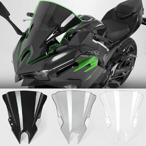 Motorcycle Front Fairing Windscreen Windshield Flyscreen replacement for Ka&wa&sa&ki Ninja 500 NINJA500 ABS NINJA 500 SE 2024 2025 Accessories Wind Shield Wind deflector (Black Smoke) in Saudi Arabia