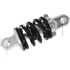 دراجة الخلفي ممتص صدمات الزنبرك 1 قطعة معدنية مناسبة للدراجات البخارية الكهربائية الوفير الدراجات مكونات أجزاء أداة (110 مللي متر × 7 مللي متر) in Kuwait