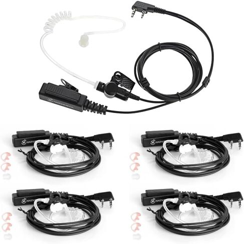 CP200D CP100D Radio Earpiece CLS1110 Walkie Talkie Earpiece Headset Compatible with Motorola Radio CP200, RDM2070D, CLS1413, HKLN4604, Swivel Earpiece with Mic and PTT,Replaces RLN6423 in Saudi Arabia