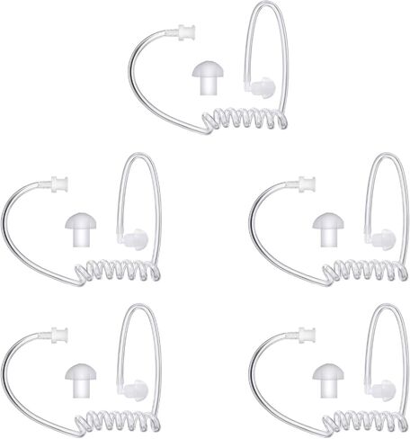 CP200D CP100D Radio Earpiece CLS1110 Walkie Talkie Earpiece Headset Compatible with Motorola Radio CP200, RDM2070D, CLS1413, HKLN4604, Swivel Earpiece with Mic and PTT,Replaces RLN6423 in Saudi Arabia