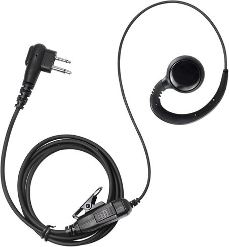 CP200D CP100D سماعة أذن راديو CLS1110 سماعة أذن لاسلكية متوافقة مع راديو موتورولا CP200، RDM2070D، CLS1413، HKLN4604، سماعة أذن دوارة مع ميكروفون وPTT، تحل محل RLN6423 in Kuwait