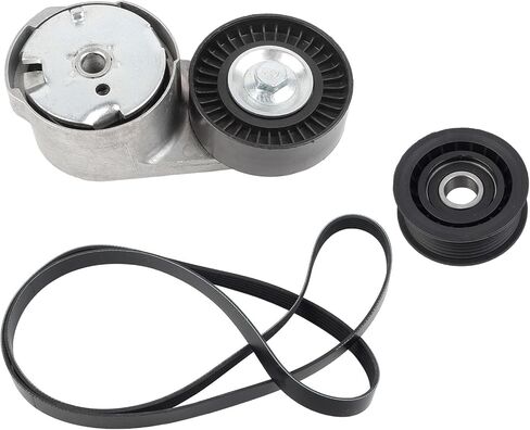 Engine Drive Belt Tensioner Idler Pulley Serpentine Belt Kit Compatible with 12-14 Chrysler 200 11-16 Chrysler Town & Country 13-19 Dodge Journey 90K-39282D 39282 5184617AD in Saudi Arabia