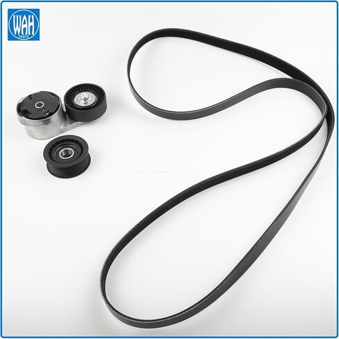 Engine Drive Belt Tensioner Idler Pulley Serpentine Belt Kit Compatible with 12-14 Chrysler 200 11-16 Chrysler Town & Country 13-19 Dodge Journey 90K-39282D 39282 5184617AD in Saudi Arabia