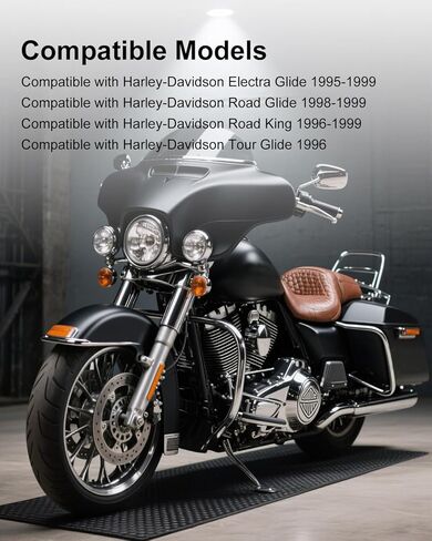مجموعة خط حقن الوقود متوافقة مع الدراجات النارية Harley Davidson Electra Glide Road King 1996-1999 استبدال HDFL005، من الفولاذ المقاوم للصدأ in Saudi Arabia