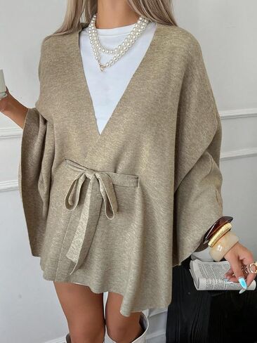 Womens 2025 Fall Outfits Long Sleeve Open Front Cardigan Oversized Sweaters Coat in Saudi Arabia