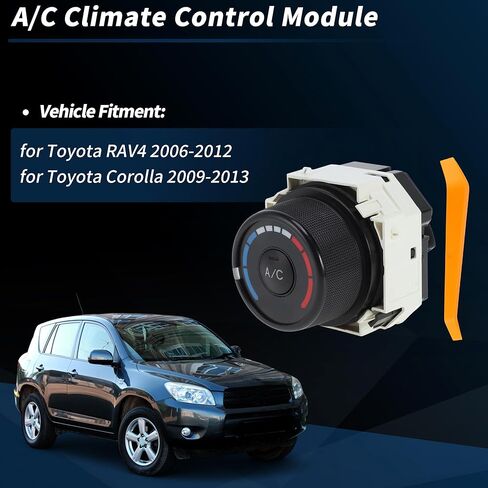 وحدة التحكم في المناخ لسخان A/C لسيارة Toyota RAV4 2006-2012 لسيارة Toyota Corolla 2009-2013 لوحة تبديل التحكم HVAC استبدال رقم 55903-12100 in Kuwait
