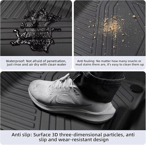 CAR Cargo Liners for Tesla Model X 6/7 Seater (2023-2026), 3D Scanning Modeling, TPE Cargo Liner All Weather Protection Trunk Liner in Saudi Arabia
