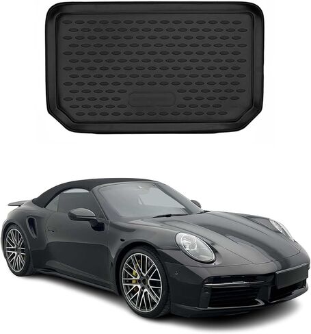 OMAC Cargo Mats Liner for Porsche 911 Coupe 2020-2024 Waterproof TPE Black in Saudi Arabia