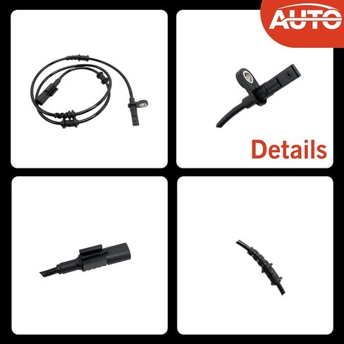 2Pack ABS Wheel Speed Sensor Compatible with Mercedes-Benz CLA250 CLA45 AMG GLA250 2015-2018 2465402510 2465403215 A2465402510 A2465403215 in Saudi Arabia