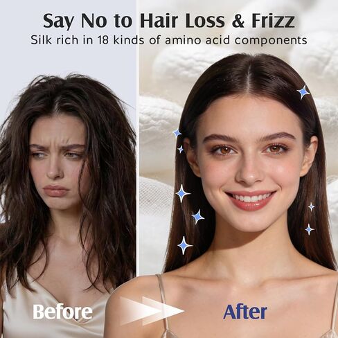 غطاء شعر من حرير التوت من YFONG للنساء والرجال النائمين، بطانة من الحرير الحقيقي، وليس الساتان، غطاء رأس للنوم طوال الليل مع حزام قابل للتعديل للشعر القصير المجعد الطويل الناعم، أحمر in Kuwait