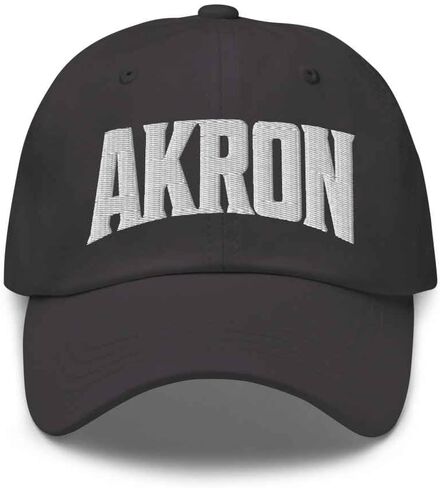 Akron Baseball Cap Akron Dad Hat Indiana in Hat Embroidered Souvenir in Saudi Arabia