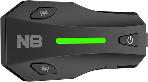 N8 8 Riders Group Mesh Motorcycle Intercom, Motorcycle Bluetooth Headset V5.4 with Audio Multitasking/Music Sharing, 45mm Helmet Speakers Communication Systems for ATV/Snowmobile/Ski, 2 Pack in Saudi Arabia