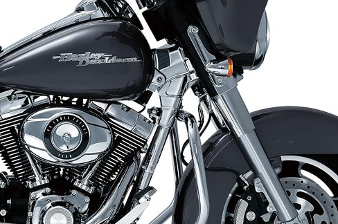 ملحق إكسسوارات الدراجة النارية Kuryakyn 7832: غطاء رقبة فاخر للدراجات النارية Harley-Davidson Touring 2009-13، كروم، زوج واحد in Saudi Arabia
