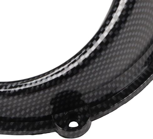 Motorcycle Air Scoop Cover,Engine Cooling Fan Cover Carbon Fiber Replacement Compatible for GY6 152QMI 157QMJ in Saudi Arabia