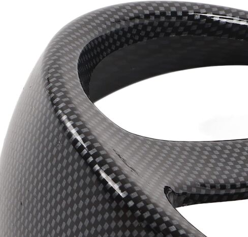 Motorcycle Air Scoop Cover,Engine Cooling Fan Cover Carbon Fiber Replacement Compatible for GY6 152QMI 157QMJ in Saudi Arabia