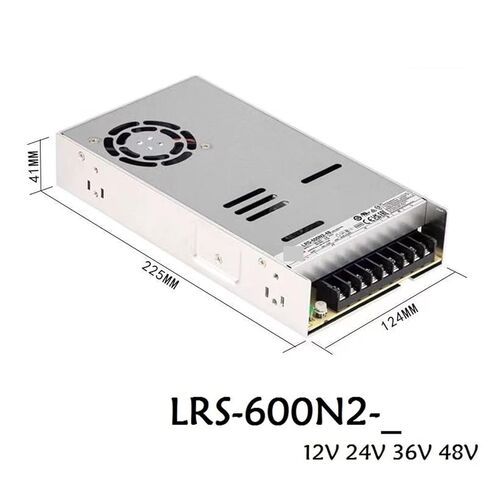 1 قطعة LRS-600N2-24 24V25A الطاقة أثناء بدء تشغيل تحويل التيار الكهربائي in Saudi Arabia