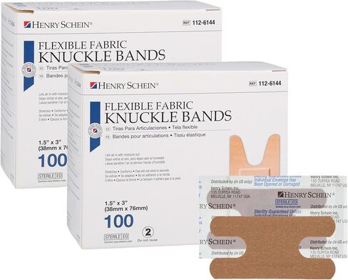 ضمادات قماشية للمفاصل مقاس 1.5 × 3 بوصة 100/BX in Kuwait