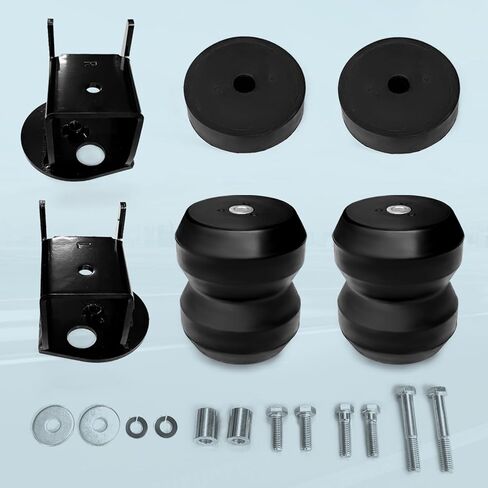 طقم تعليق وسادة مطاطية 2 قطعة لشاحنات بيك اب 2009-2014 Ford F-150 4WD OEM استبدال FR1504D مجموعة نوابض مساعدة مطاطية خلفية للسيارة (7X1261) in Saudi Arabia