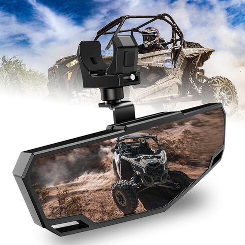 مرآة الرؤية الخلفية UTV لكوبوتا RTV 520 (بنزين، 17.4 HP) 2018-2026، مرايا جانبية قابلة للتعديل للمركبات على الطرق الوعرة، مرايا مركبة خارجية مقاومة للاهتزاز ومقاومة للطقس، B in Kuwait