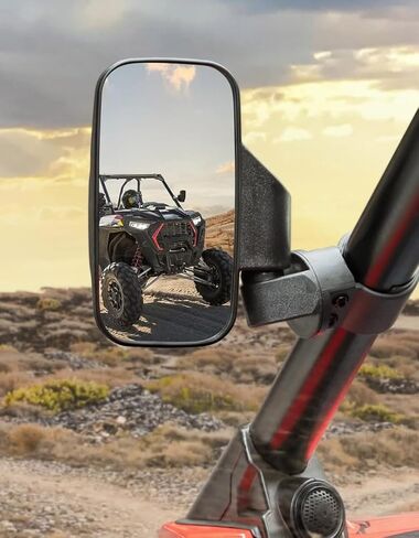 مرآة الرؤية الخلفية UTV لكوبوتا RTV 520 (بنزين، 17.4 HP) 2018-2026، مرايا جانبية قابلة للتعديل للمركبات على الطرق الوعرة، مرايا مركبة خارجية مقاومة للاهتزاز ومقاومة للطقس، B in Kuwait