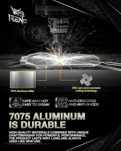 مرايا جانبية RENO X3، مرايا رؤية خلفية من الألومنيوم CNC للخدمة الشاقة UTV متوافقة مع 2017-2025 Maverick X3 Max Xds Xrs Xmr Xrc Turbo RR، استبدال OEM #715002898 (أسود، حزمة من 2) in Saudi Arabia