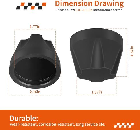 2Pcs Front & Rear Wheel Cap for Yamaha Badger Big Bear Timberwolf Moto-4 80 100 225 250 350 400 YFM250 YFM350 52H-2512A-00 in Saudi Arabia