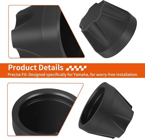 2Pcs Front & Rear Wheel Cap for Yamaha Badger Big Bear Timberwolf Moto-4 80 100 225 250 350 400 YFM250 YFM350 52H-2512A-00 in Saudi Arabia