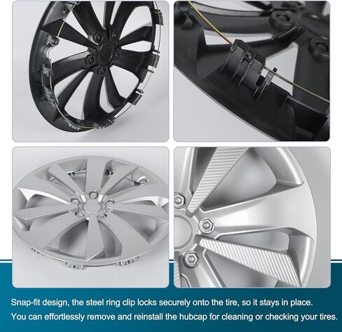 Hubcap Wheel Hub Cover for Subaru Impreza 2017 2018 2019 2020 2021 2022 2023 Replacement Snap-On Wheel Hub Electrophoretic Multi-Layer Coating Scratch Weather Impact Resistant 16 inch Rim Wheel Cover in Saudi Arabia