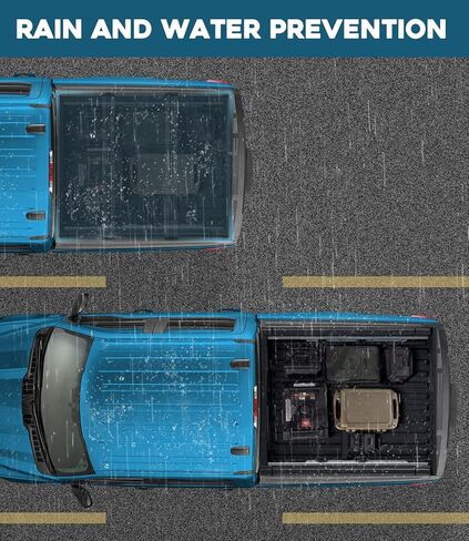 غطاء تونو لسرير الشاحنة الصلب ثلاثي الطي من FRP يناسب 2017-2026 Nissan Titan، Titan XD بدون صندوق Titan مع سرير 6.5 قدم (78.7 بوصة) مع نظام المسار | PRX3 | في الأعلى | in Saudi Arabia