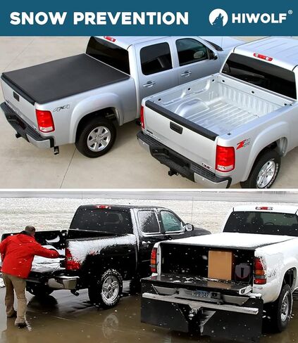 Soft Quad-Fold Truck Bed Tonneau Cover Fits 2022-2026 Tundra 6.5ft Bed (78.7") w/Track System | PRX4 | in Saudi Arabia