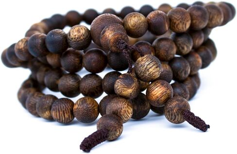 Luxury Chinese Kynam Agarwood Bracelet - Permanent Unique & Complex Fragrance, Perfect for Personal Wear & Gifting (8, Millimeters) in Saudi Arabia