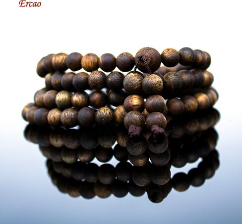 Luxury Chinese Kynam Agarwood Bracelet - Permanent Unique & Complex Fragrance, Perfect for Personal Wear & Gifting (8, Millimeters) in Saudi Arabia