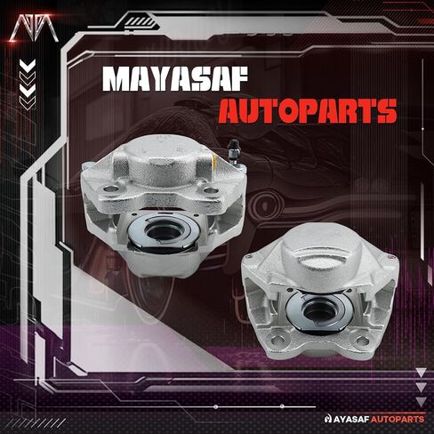MAYASAF 19338+19339 Front Disc Brake Caliper Left+Right Caliper w/o Pads 1977-1985 Selected for Benz 230/240D/280E(CE)/300(D/CD/TD) in Saudi Arabia