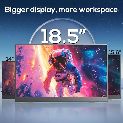 شاشة لمس 15.6 بوصة-Usparkle FHD1920×1080P IPS HDR 60 هرتز تعمل باللمس، شاشة لمس HDMI VGA DVI مع 10 نقاط متعددة اللمس، شاشة VESA مع مكبرات صوت، شاشة تعمل باللمس لأجهزة الكمبيوتر المحمول|كمبيوتر صغير in Saudi Arabia