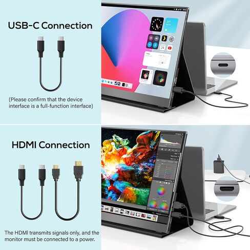 شاشة لمس 15.6 بوصة-Usparkle FHD1920×1080P IPS HDR 60 هرتز تعمل باللمس، شاشة لمس HDMI VGA DVI مع 10 نقاط متعددة اللمس، شاشة VESA مع مكبرات صوت، شاشة تعمل باللمس لأجهزة الكمبيوتر المحمول|كمبيوتر صغير in Saudi Arabia