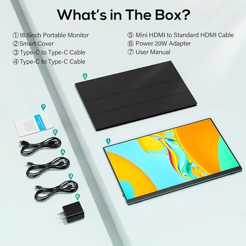شاشة لمس 15.6 بوصة-Usparkle FHD1920×1080P IPS HDR 60 هرتز تعمل باللمس، شاشة لمس HDMI VGA DVI مع 10 نقاط متعددة اللمس، شاشة VESA مع مكبرات صوت، شاشة تعمل باللمس لأجهزة الكمبيوتر المحمول|كمبيوتر صغير in Saudi Arabia