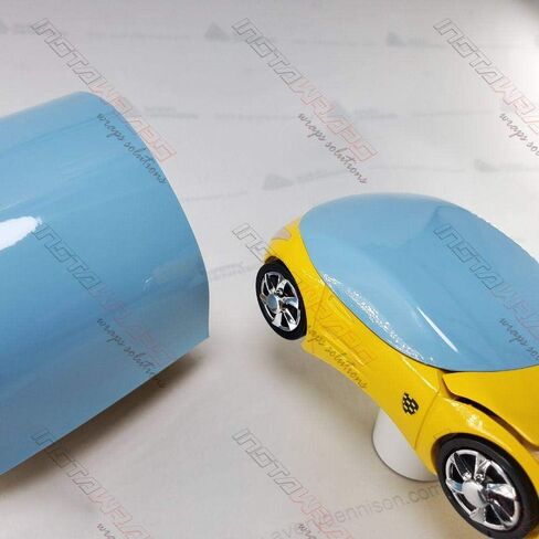 Averry SW900 Gloss See Breeze Blue | 648-O | Vinyl CAR WRAP Film (Sample 3in x 5in) in Saudi Arabia