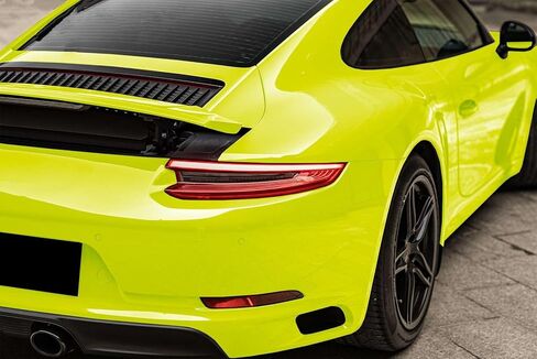 2pcs 4"x8" (10cmx20cm) Sample Lime Green Gloss Glossy Vinyl Wrap Auto Car Sticker Decal Film Sheet Bubble Free Air Release Technology in Saudi Arabia