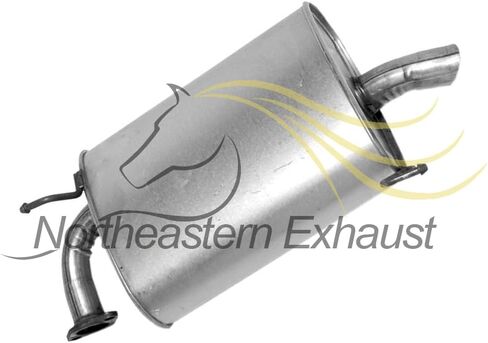 Northeastern Exhaust Direct-Fit Front Pipe Resonators, Pair of Mufflers System Kit Compatible for Honda Accord 1998-2002 3.0L, Free Gaskets and Clamps Included, for 2 Door in Saudi Arabia