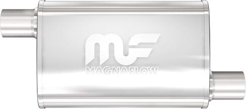 MagnaFlow Performance Exhaust Muffler 11134: 2"/2" Inlet/Outlet, 3.5x7x14" Oval, Stainless Steel, Satin Finish in Saudi Arabia