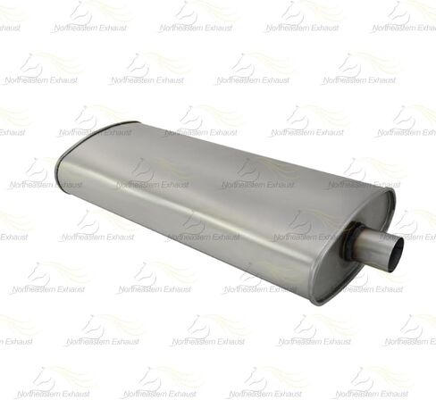 Exhaust Muffler and Tail Pipe Kit Compatible for 2006-2010 Jeep Commander 3.7L, 4.7L, 5.7L | Stainless Steel | Northeastern Exhaust | Free Clamps and Hangers Included | Direct-Fit Replacement in Saudi Arabia