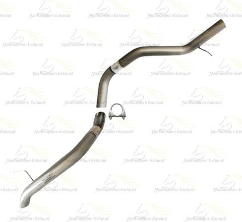 Exhaust Muffler and Tail Pipe Kit Compatible for 2006-2010 Jeep Commander 3.7L, 4.7L, 5.7L | Stainless Steel | Northeastern Exhaust | Free Clamps and Hangers Included | Direct-Fit Replacement in Saudi Arabia