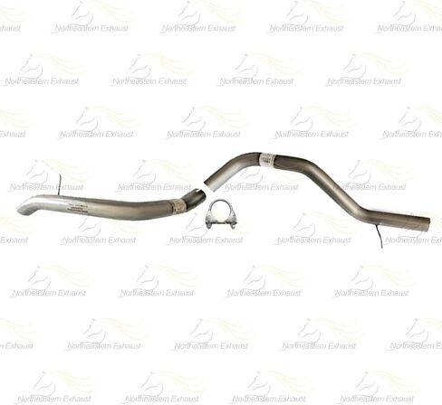 Exhaust Muffler and Tail Pipe Kit Compatible for 2006-2010 Jeep Commander 3.7L, 4.7L, 5.7L | Stainless Steel | Northeastern Exhaust | Free Clamps and Hangers Included | Direct-Fit Replacement in Saudi Arabia