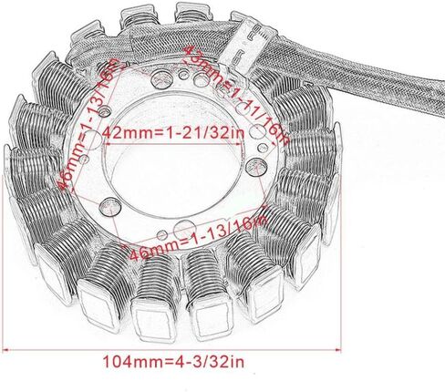 Stator Coil 420889720 Compatible With 255 260 RXP X 210 Challenger SE 2010 2011 2012 in Saudi Arabia