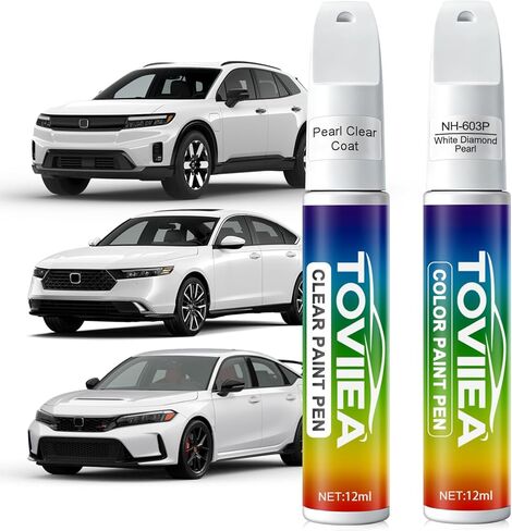 Urban Gray Pearl(NH-912P) Touch Up Paint Compatible with Honda,2-In-1 Car Scratch Remover Pen, Car Paint Scratch Repair Kit for Scratches, Chips & Nicks,2-PCS SET in Kuwait