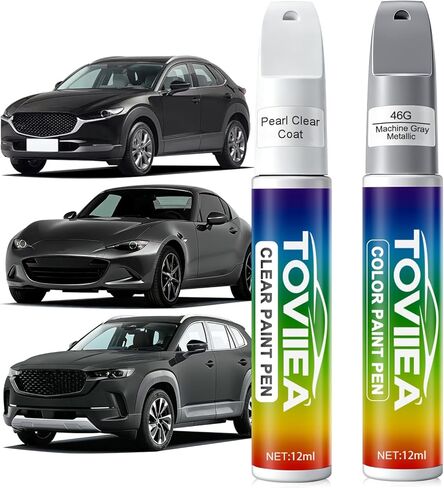 Deep Crystal Blue Pearl(42M) Touch Up Paint Compatible with MAZDA,2-In-1 Car Scratch Remover Pen,Car Paint Scratch Repair Kit for Scratches,Chips & Nicks,2-PCS SET in Kuwait