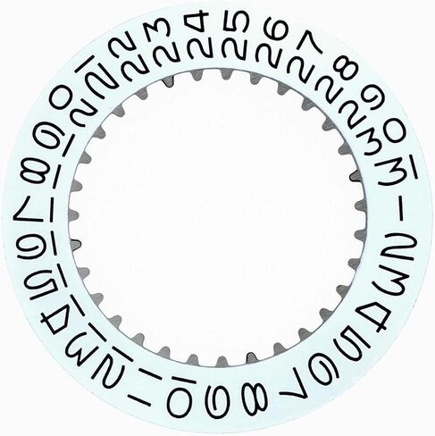 قرص تاريخ التقويم Ewatchparts متوافق مع حركة رولكس 1575، 1601،1603 التاريخ، Datejust NQS الأبيض in Saudi Arabia